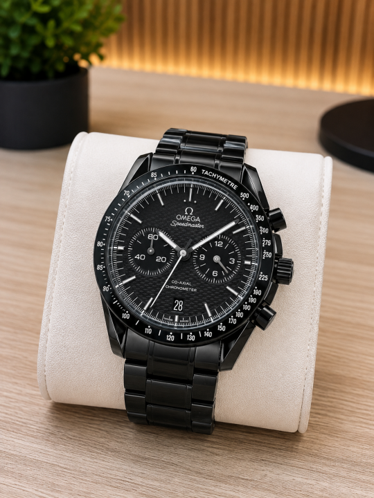 Omeggaa Speedmaster Chronometer Full Black AT435