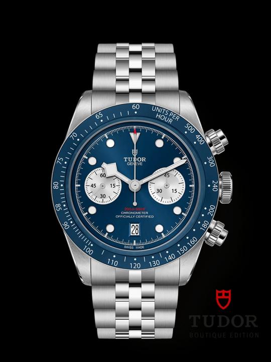 Tudor Black Bay Chrono  silver blue