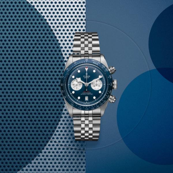 Tudor Black Bay Chrono  silver blue
