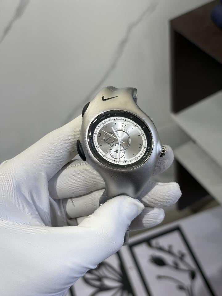 NIK KE TRIAX CHRONO SILVER WHITE 888