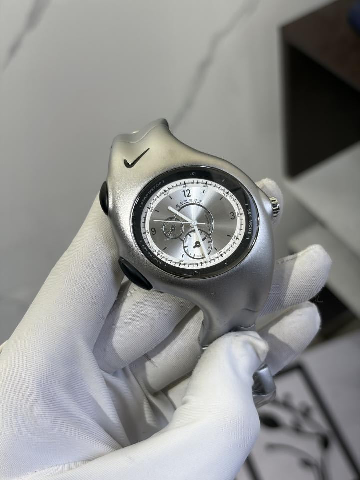 NIK KE TRIAX CHRONO SILVER WHITE 888