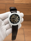 FOSSSIL AUTOMATIC BROWN WHITE BLACK DIAL AT320