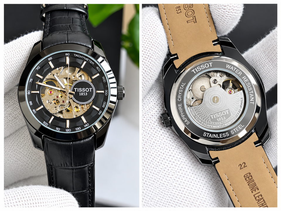 Tisssot Couturier Automatic Full Black AT454