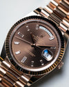 Rolee_x Oyster Perpetual Day Date 40 Battery Copper-Brown