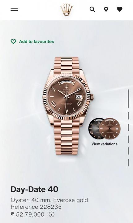 Rolee_x Oyster Perpetual Day Date 40 Battery Copper Brown