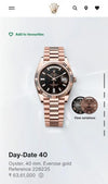 Rolee_x Oyster Perpetual Day Date 40 Battery Copper-Brown