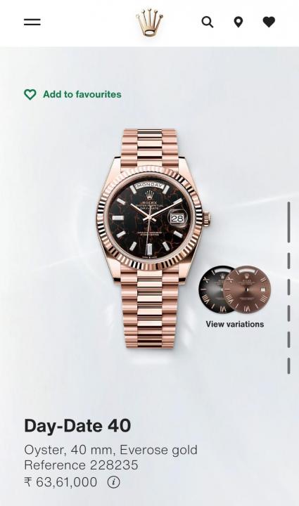 Rolee_x Oyster Perpetual Day Date 40 Battery Copper-Brown
