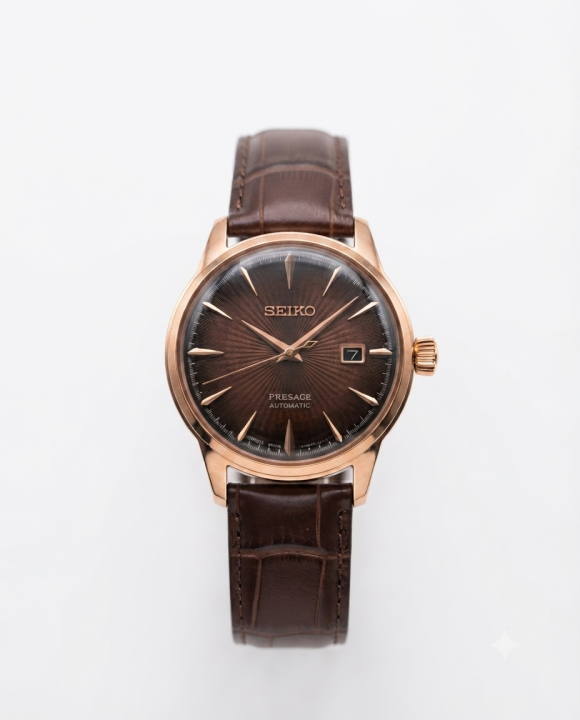 Seiko Presage Automatic Leather copper Dial
