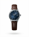 Seiko Presage Automatic Leather Silver Blue Dial