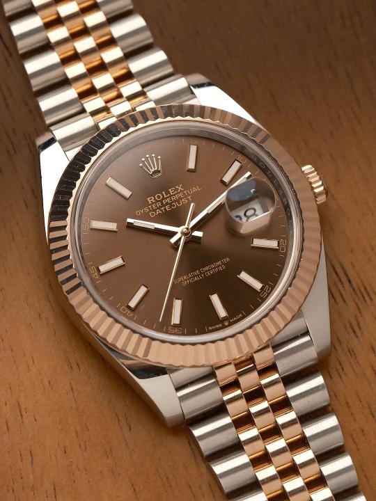 Rolee_x Oyster Perpetual Date Just 2Ton-Copper-Brown