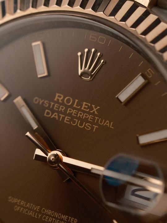 Rolee_x Oyster Perpetual Date Just 2Ton-Copper-Brown