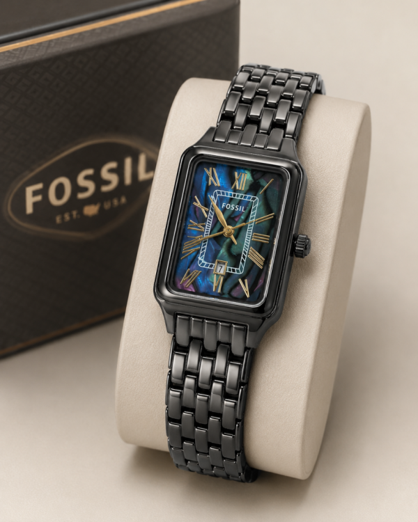 FOSSIIL RAQUEL BLACK RAINBOW DIAL LIMITED EDITION 770