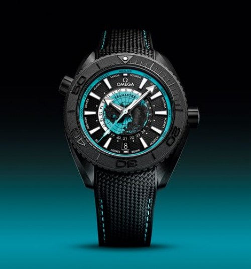 Omega Seamaster 600m Planet Ocean WorldTime Black Blue