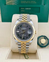 Rolee_x Oyster Perpetual Date Just 2Ton-Gold-Grey