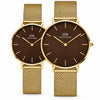 Daniel Wellington DW Couple Brown Dial