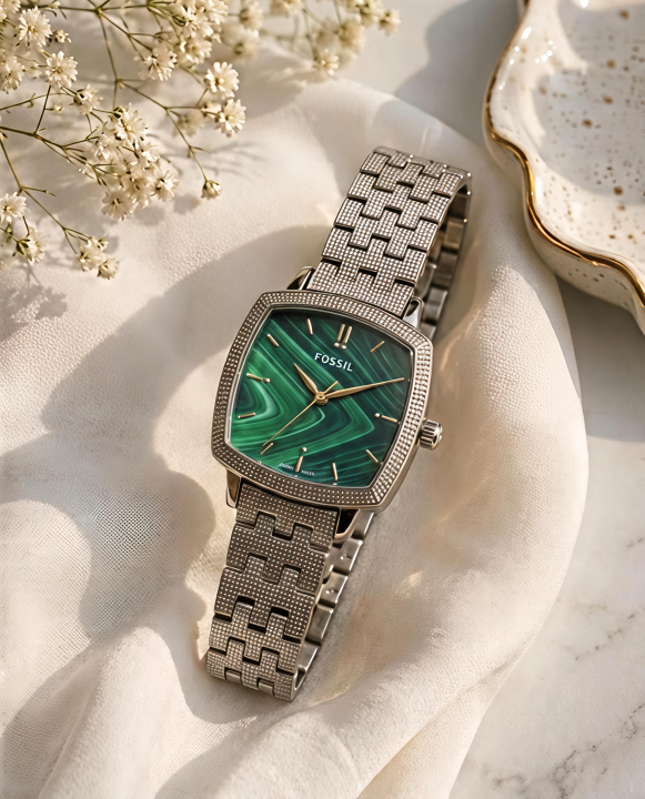 Fossii_l x Nick Jonas Ladies Silver Green
