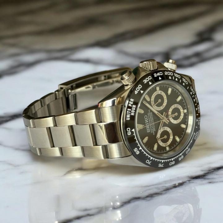 SEIK O DAYTONA MOD BLACK PANDA 1030