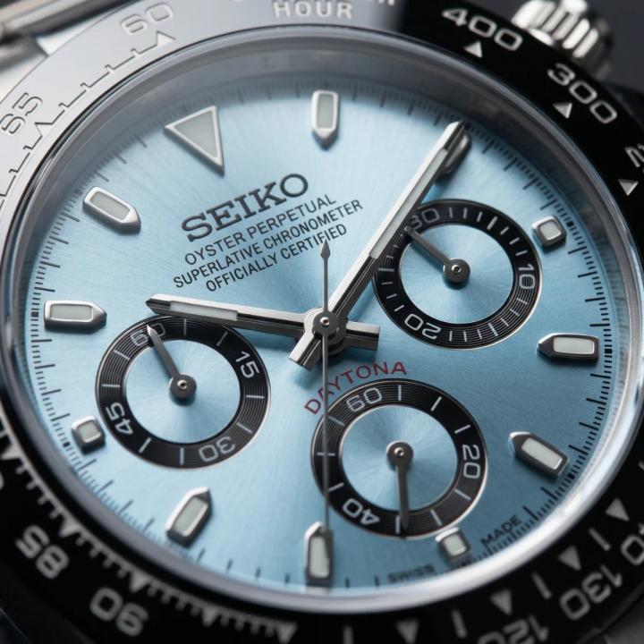 SEIK O MOD DAYTONA ICE BLUE 1031