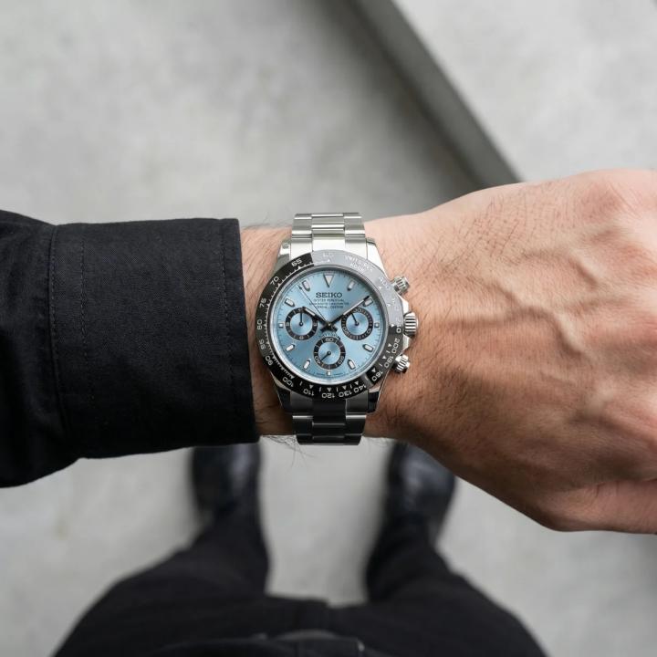 SEIK O MOD DAYTONA ICE BLUE 1031