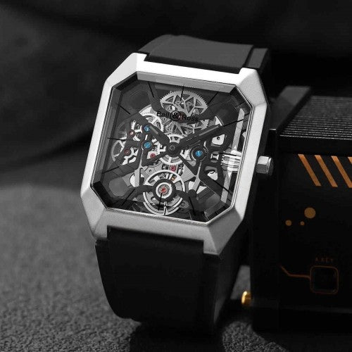 BELL & ROSS AUTOMATIC SILVER-BLACK