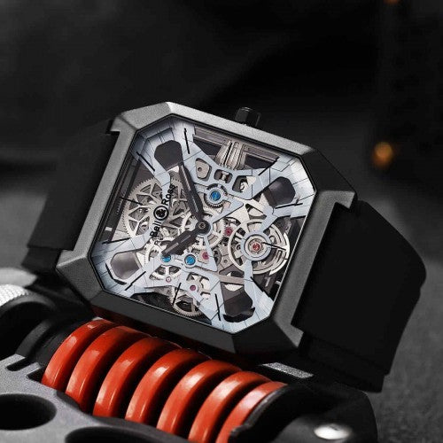 BELL & ROSS AUTOMATIC BLACK SKY-BLUE