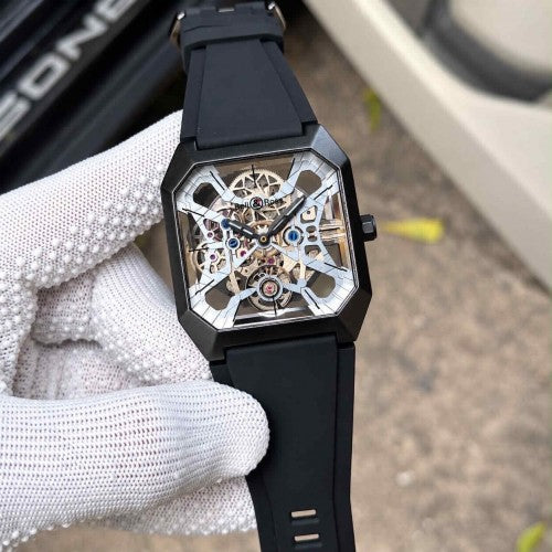 BELL & ROSS AUTOMATIC BLACK SKY-BLUE