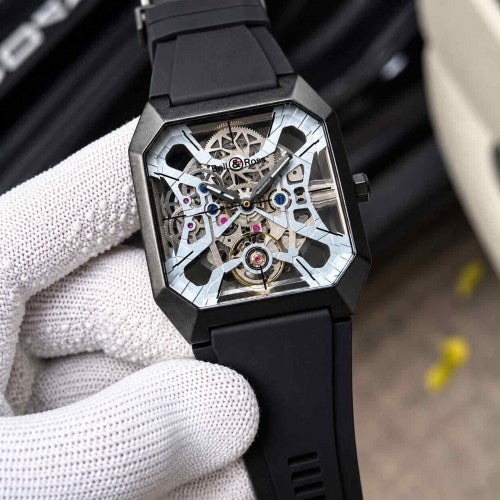 BELL & ROSS AUTOMATIC BLACK SKY-BLUE