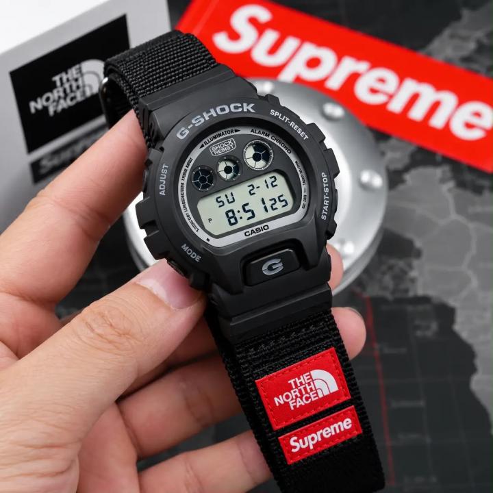 GSHOCK X NORTH FACE SUPREME BLACK 1034