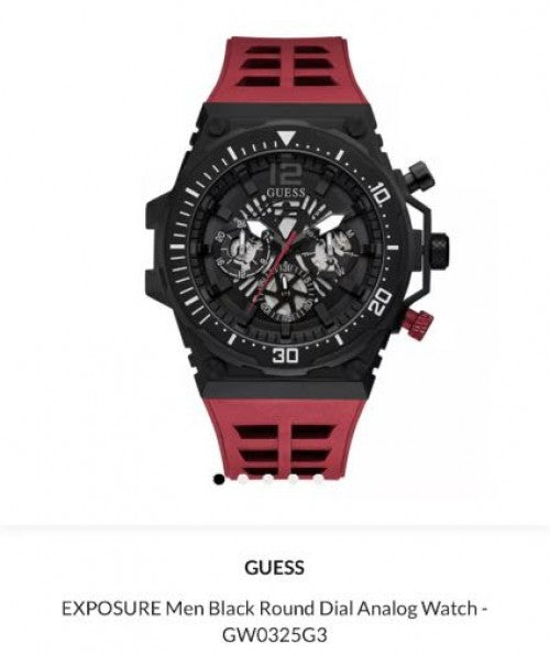Guess Exposure Chronograph Authentic Store Quality