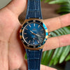 Omega Constellation Blue Rose Gold