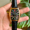 Franck Muller Crazy Hours Black Rose Gold Black Dial
