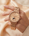 Fossii_l Jacqueline Sun Moon Multifunction Rose Gold Pink