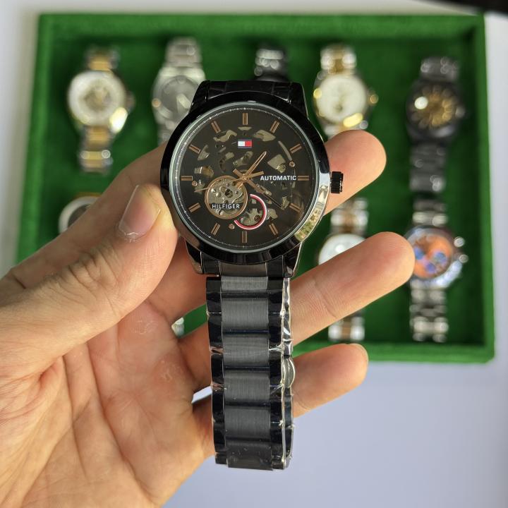 Tommy Hilfige Automatic Skeleton Dial (Back Open)