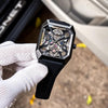 BELL & ROSS BLACK SILVER AUTOMATIC WATCH