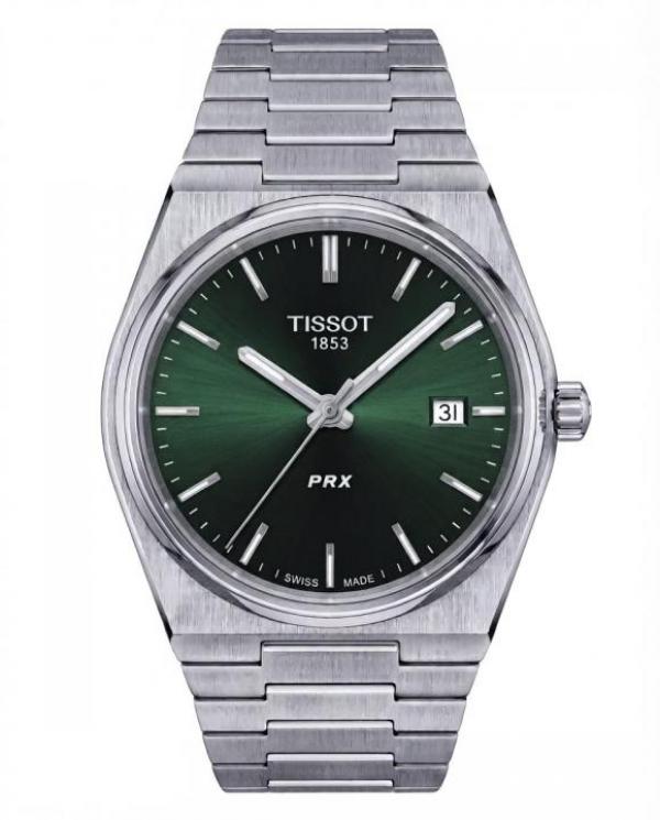Tissoo_t 1853 PRX Silver Green Dial