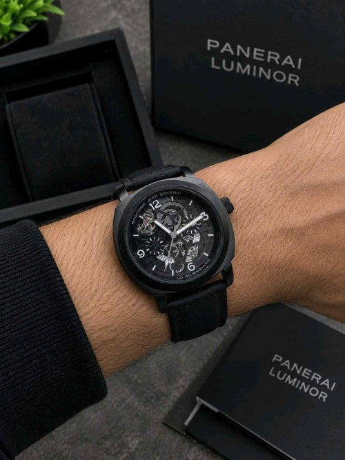 LUMINOR PANERAI BLACK SKELETON F137