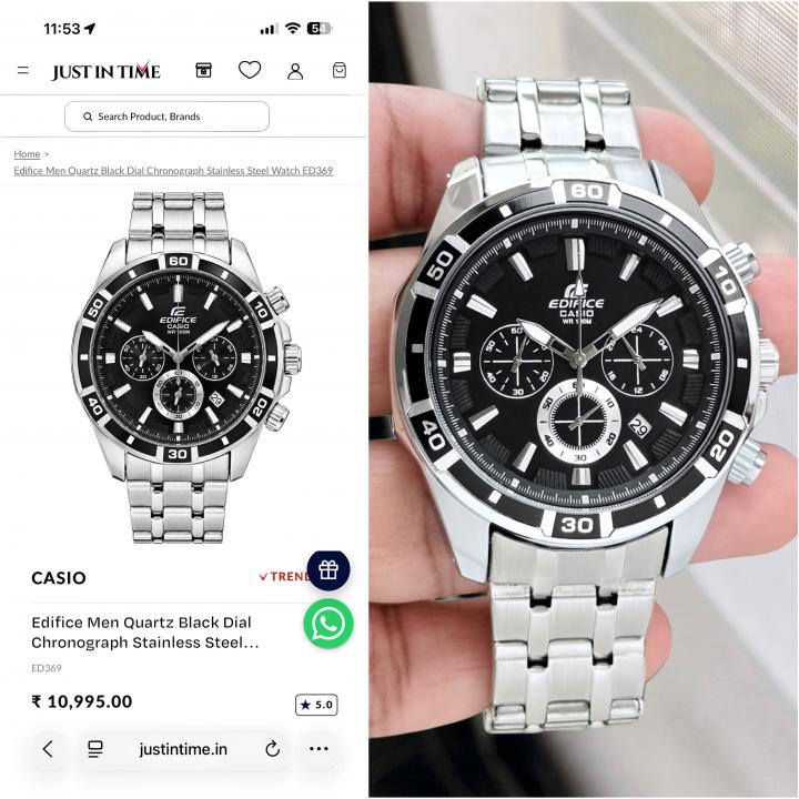 Edifice Casio Premium Catalog Model Original Series Article