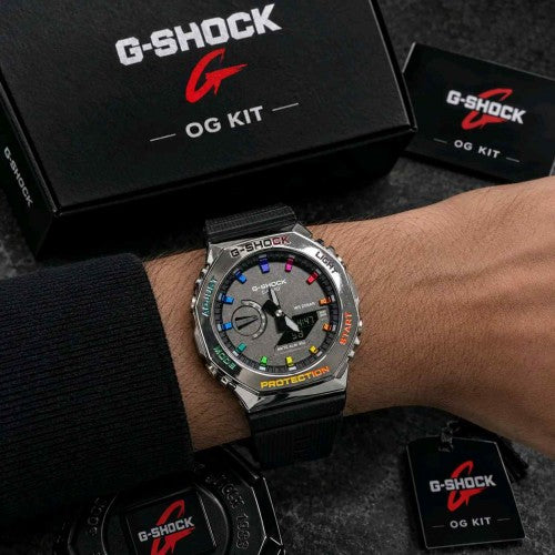 G SHOCK GA 2100 RAINBOW F139