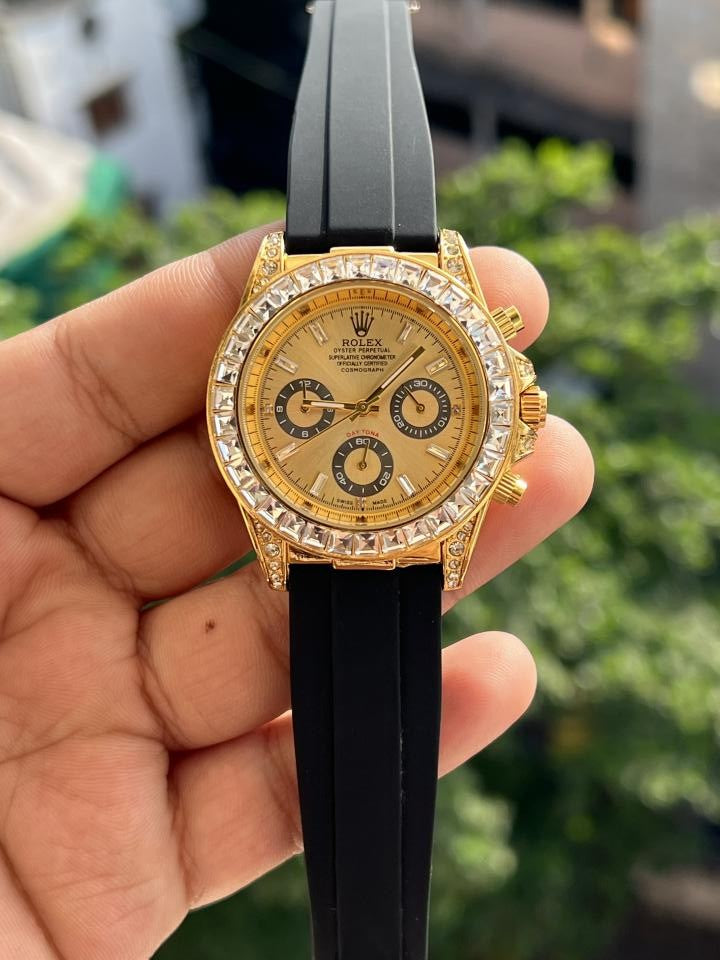 ROLEEX DAYTONA BELT PREMIUM ALL CHRONO WORKING