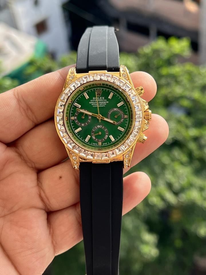 ROLEEX DAYTONA BELT PREMIUM ALL CHRONO WORKING