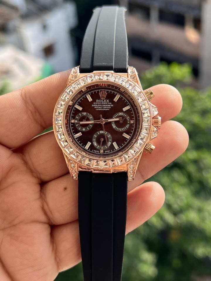 ROLEEX DAYTONA BELT PREMIUM ALL CHRONO WORKING