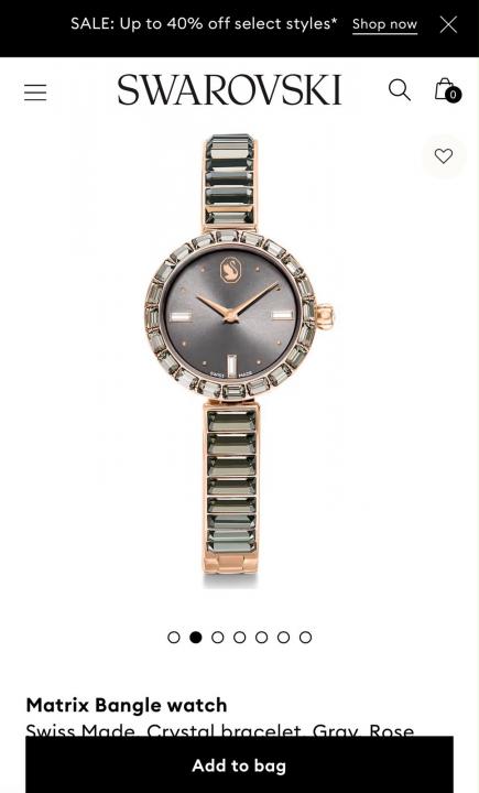 SWAROVSK METRIX BANGLE 151