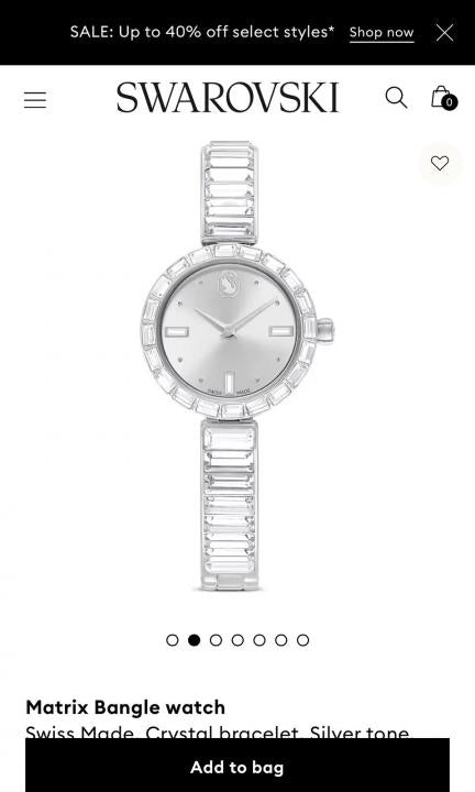 SWAROVSK METRIX BANGLE 152