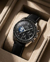 Omegg_a Speedmaster Black Snoopy