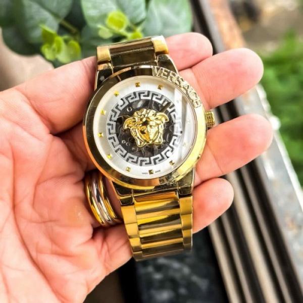 Versace Gold White Dial