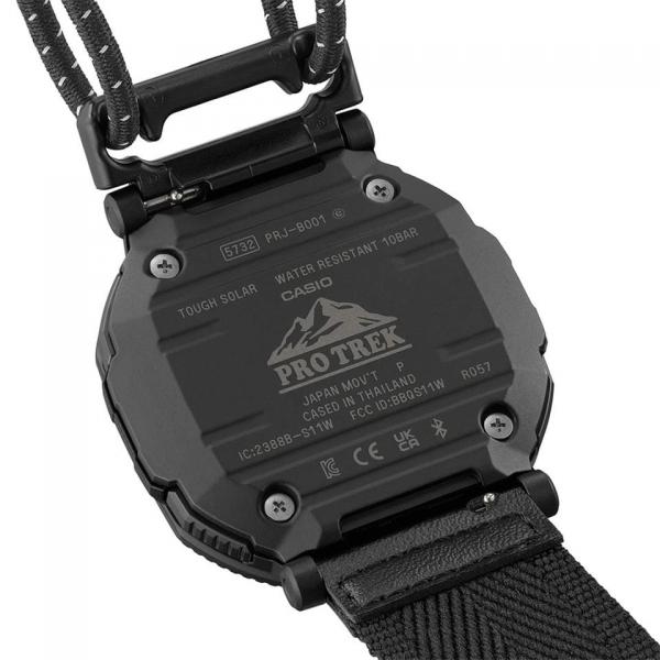 Casio Pro Trek PRJ-B001B-2 black and white