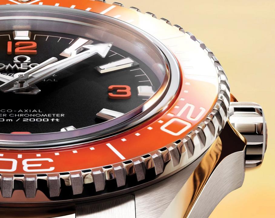 Omegg_a Seamaster Planet Ocean 600M Co-Axial Master Chronometer full Orange