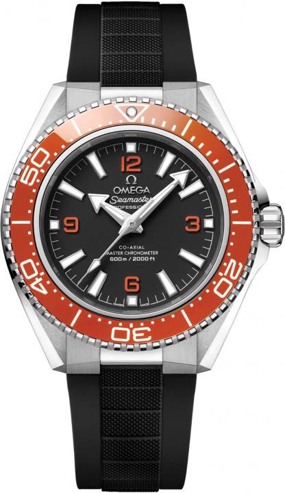 Omegg_a Seamaster Planet Ocean 600M Co-Axial Master Chronometer black orange
