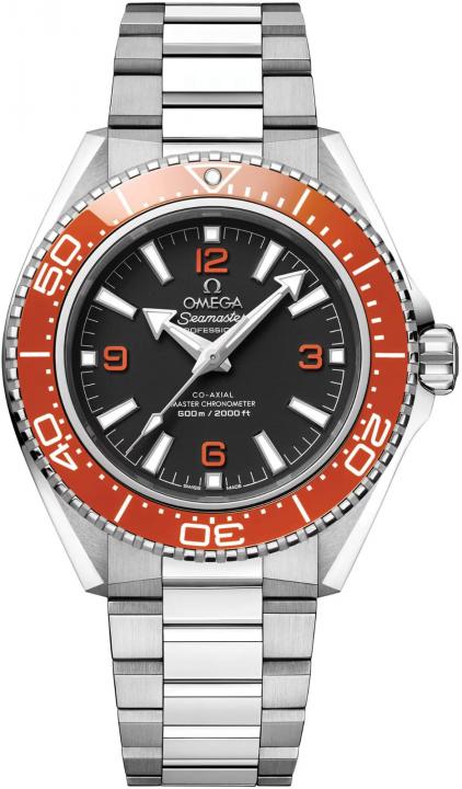 Omegg_a Seamaster Planet Ocean 600M Co-Axial Master Chronometer metal Silver orange black