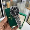 Roleex Men GMT Master ll Silver Black